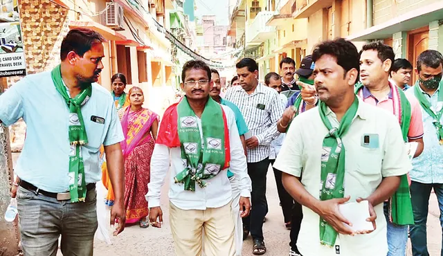 ଭୁବନେଶ୍ୱର ମହାନଗର ନିଗମ ୱାର୍ଡ ନଂ.୫୭ରେ ବିଜେଡି ପ୍ରାର୍ଥୀଙ୍କ ମାରାଥନ୍ ପ୍ରଚାର