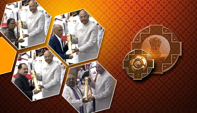 ପଦ୍ମ ପୁରସ୍କାର ଗ୍ରହଣ କଲେ ୫ ଓଡ଼ିଆ