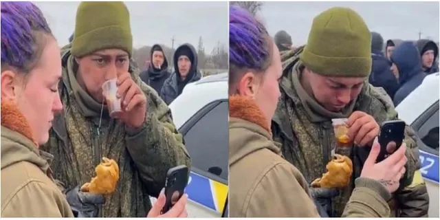 ରୁଷ ସୈନିକଙ୍କୁ କାବୁ କରି ୟୁକ୍ରେନ ନା‌ଗରିକ ଦେଖାଇଲେ ଏଭଳି ବ୍ୟବହାର, ମା’ଙ୍କ ସହିତ କରାଇଲେ କଥା