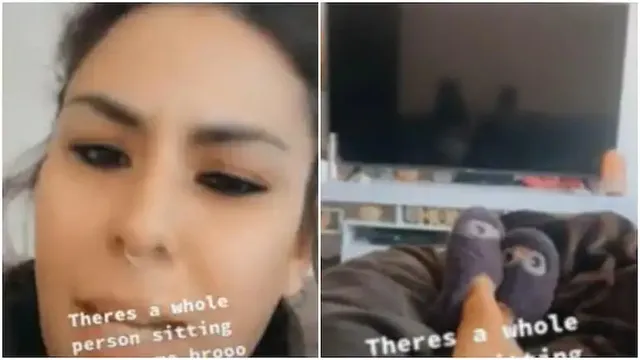 ଭୂତ ! ଏକୁଟିଆ ବସିଥିବା ମହିଳାଙ୍କ କଡ଼ରେ ଇଏ ପୁଣି କାହାର ଛାଇ? ଦେଖନ୍ତୁ ଭିଡିଓ