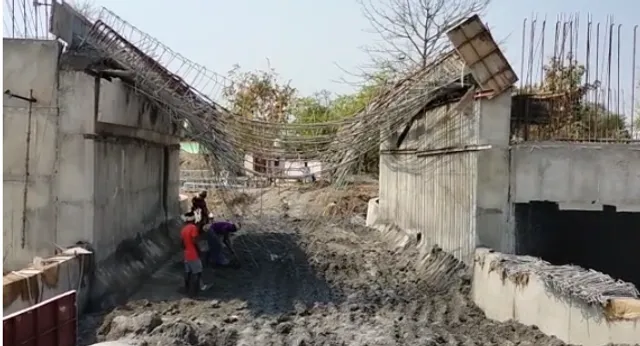 ଖୋର୍ଦ୍ଧା-ବଲାଙ୍ଗୀର ରେଳ ଲାଇନର ନିର୍ମାଣାଧୀନ ବ୍ରିଜ ଭୁଶୁଡ଼ିଲା