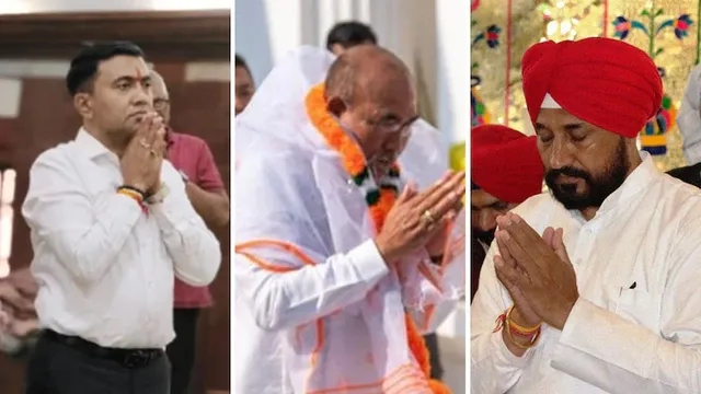 ବିଧାନସଭା ଭୋଟ୍‌ ଗଣନା ଚାଲିଥିବା ବେଳେ ମୁଖ୍ୟମନ୍ତ୍ରୀମାନଙ୍କ ଦିଅଁ ଦର୍ଶନ