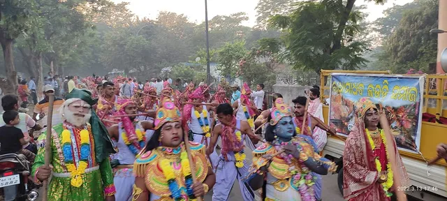 ନାଲକୋନଗରରେ ଶ୍ରୀମଦନମୋହନଙ୍କ ପରିକ୍ରମା ଆରମ୍ଭ। (ଫଟୋ: ସୁଜିତ)