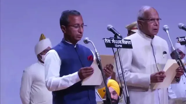 ନୂଆ ପଞ୍ଜାବ କ୍ୟାବିନେଟ୍‌ରେ ମନ୍ତ୍ରୀ ରୂପେ ଶପଥ ନେଲେ ୧୦ଜଣ ‘ଆପ୍‌’ ବିଧାୟକ