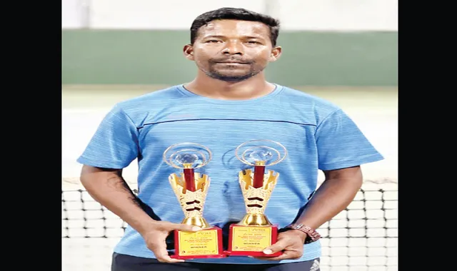 ଭେର୍ଟେକ୍ସ ଏଆଇଏସ୍‌ଟିଏ ଜାତୀୟ ଟେନିସ: ସନ୍ତୋଷଙ୍କୁ ଦ୍ବିମୁକୁଟ