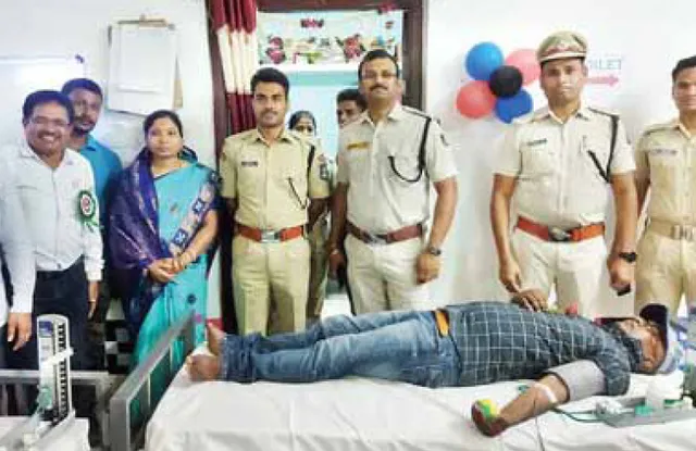 ଧରାକୋଟ ଥାନା -ଆମ ଓଡ଼ିଶା ଶିବିରରୁ ୧୨୧ ୟୁନିଟ୍ ରକ୍ତ ସଂଗ୍ରହ