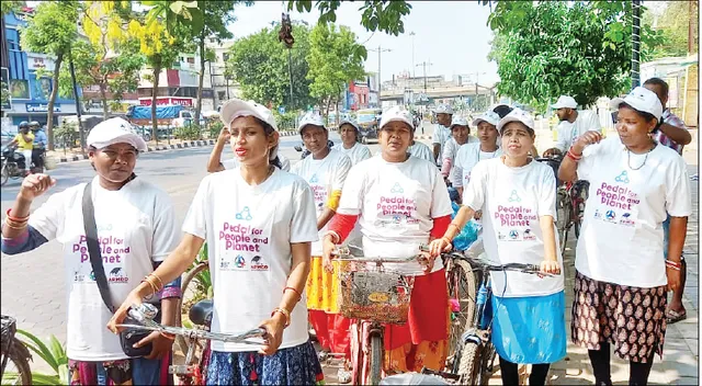 ଏନ୍ଏଚ୍ଏଫ୍ ପକ୍ଷରୁ ସାଇକେଲ ଶୋଭାଯାତ୍ରା