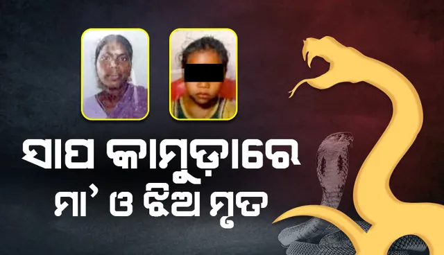 ନୂଆପଡ଼ାରେ ଚାଞ୍ଚଲ୍ୟ: ବିଷଧର ସାପ କାମୁଡ଼ାରେ ମା ଓ ଝିଅ ମୃତ