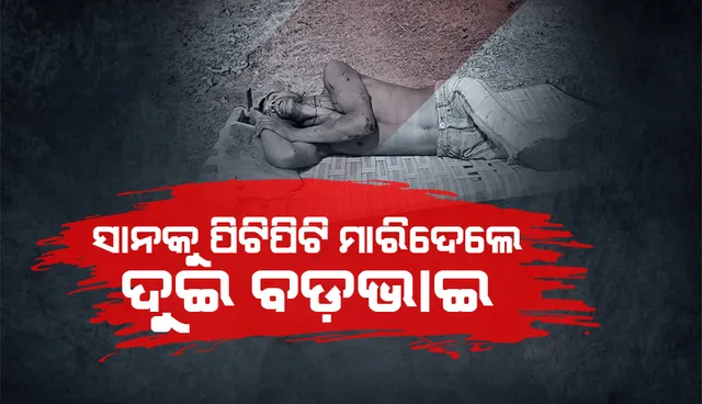 ସମ୍ପତ୍ତି ହେଲା କାଳ; ସାନ ଭାଇକୁ ପିଟିପିଟି ମାରିଦେଲେ ଦୁଇ ବଡ଼ ଭାଇ