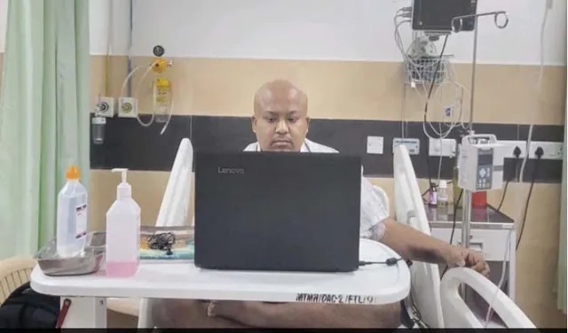 କେମୋଥେରାପି ସମୟରେ ହସ୍ପିଟାଲ ବିଛଣାରେ ଚାକିରି ପାଇଁ ସାକ୍ଷାତକାର ଦେଉଥିବା କର୍କଟ ପୀଡିତା ବଖାଣିଲେ ଦୁଃଖ