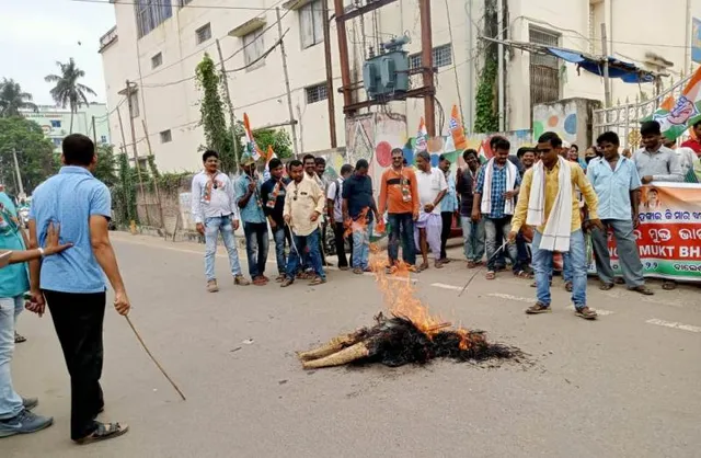 ମୋଦୀ ସରକାର ବିରୋଧରେ କଂଗ୍ରେସର ବିକ୍ଷୋଭ ପ୍ରଦର୍ଶନ