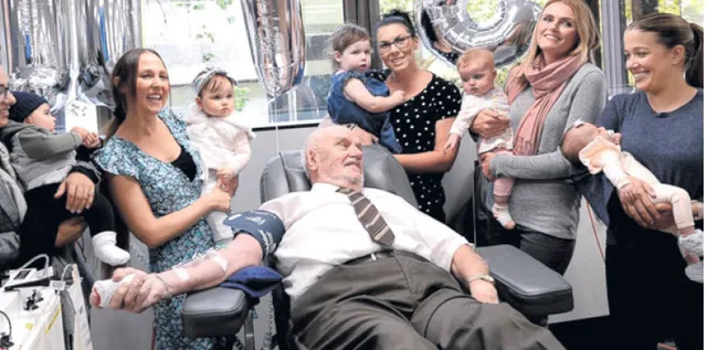 ଚବିଶ ଲକ୍ଷ ଶିଶୁଙ୍କୁ ବଞ୍ଚାଇଥିବା ରକ୍ତଦାତା