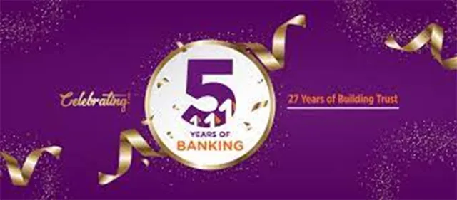 ଏୟୁ ବ୍ୟାଙ୍କର ୫ ବର୍ଷ ପୂର୍ତି