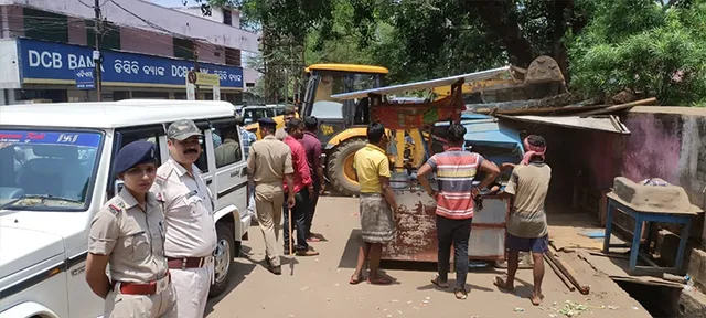 ପୌରପାଳିକା ପକ୍ଷରୁ ଜବରଦଖଲ ଉଛେଦ