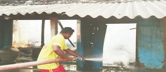 ଗ୍ୟାସ୍ ଲିକରୁ ଅଘଟଣ: ସାତଭଉଣୀରେ ଜଳିଗଲା ୬ ଦୋକାନ