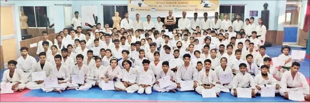 କରାଟେ ଗ୍ରେଡିଂ ପରୀକ୍ଷାରେ ୩୫୦ ଉତ୍ତୀର୍ଣ୍ଣ