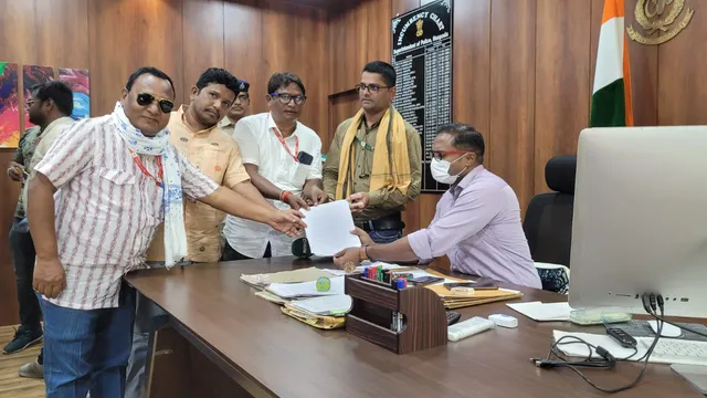 ସାମ୍ବାଦିକଙ୍କୁ ମାଡ଼ ଘଟଣାରେ ଏସ୍‌ପି କାର୍ଯ୍ୟାଳୟ ଘେରାଉ