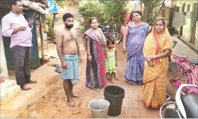 ଭିଏସ୍‌ଏସ୍‌ନଗରରେ ଜଳକଷ୍ଟ