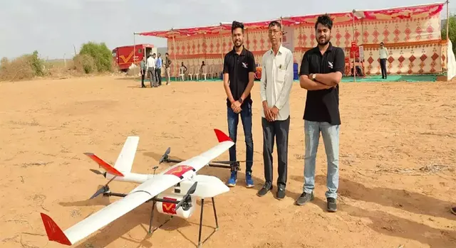 ଡ୍ରୋନ୍‌ରେ ପାର୍ସଲ୍‌ ପଠାଇଲା ଡାକ ବିଭାଗ