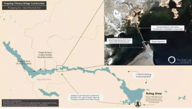 ଟ୍ୟାଙ୍କ, ଯୁଦ୍ଧଯାନ ପରିବହନ ପାଇଁ ପେଙ୍ଗୋଙ୍ଗ ହ୍ରଦ ଉପରେ ଏକ ବଡ଼ ପୋଲ ନିର୍ମାଣ କରୁଛି ଚୀନ