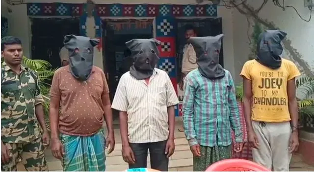 ୮ ଦେଶୀ ବନ୍ଧୁକ ସହ ବିସ୍ଫୋରକ ସାମଗ୍ରୀ ଜବତ, ୪ ଶିକାରୀ ଗିରଫ