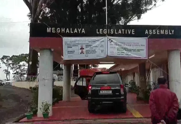 ଭୁଶୁଡି ପଡ଼ିଲା ନବନିର୍ମିତ ମେଘାଳୟ ବିଧାନସଭା ଭବନର ବିରାଟ ଗମ୍ବୁଜ