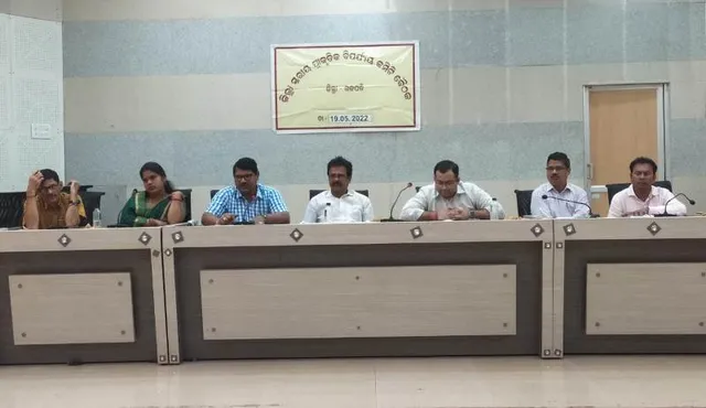 ଜିଲ୍ଲାସ୍ତରୀୟ ପ୍ରାକୃତିକ ବିପର୍ଯ୍ୟୟ କମିଟି ବୈଠକ