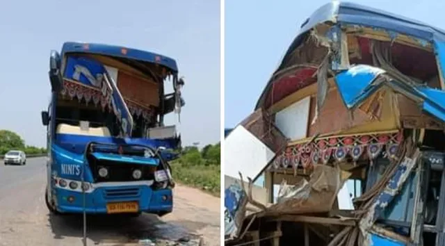 ଭଣ୍ଡାରିପୋଖରୀରେ ଟ୍ରକକୁ ପିଟିଲା ଯାତ୍ରୀବାହୀ ବସ୍: ୯ ଗୁରୁତର