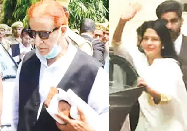 ଜେଲ୍‌ରୁ ବାହାରିଲେ ଆଜମ, ଇନ୍ଦ୍ରାଣୀ