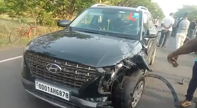 କାର ଓ ବାଇକ ମଧ୍ୟରେ ମୁହାଁମୁହିଁ ଧକ୍କା, ଯୁବକ ମୃତ
