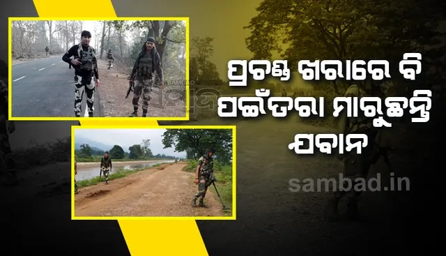 ମାଲକାନଗିରି ଜିଲ୍ଲାରୁ ନକ୍ସଲଙ୍କୁ ତଡିବା ପାଇଁ ଦିନରାତି ଏକ କରୁଛନ୍ତି ଯବାନ