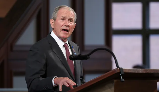 ଚର୍ଚ୍ଚାରେ ଆମେରିକାର ପୂର୍ବ ରାଷ୍ଟ୍ରପତି ଜର୍ଜ ବୁଶ୍‌ଙ୍କ ବୟାନ: ଇରାକ୍‌ ଆକ୍ରମଣକୁ ବର୍ବର ଓ ଅନ୍ୟାୟ କହିଲେ