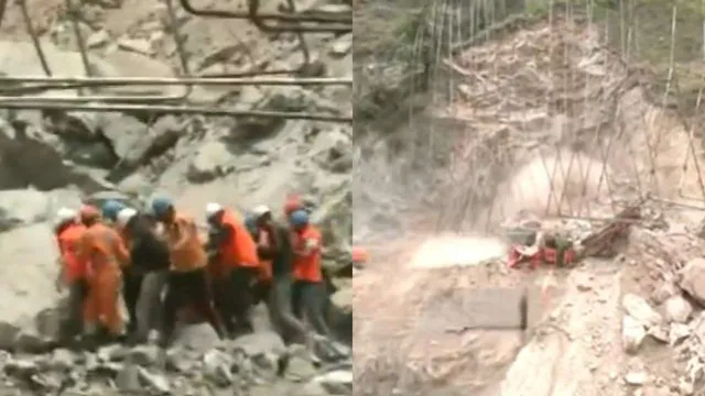 ଟନେଲ୍‌ ଭୁଶୁଡ଼ି ଜଣେ ମୃତ, ଫସିଛନ୍ତି ୧୦