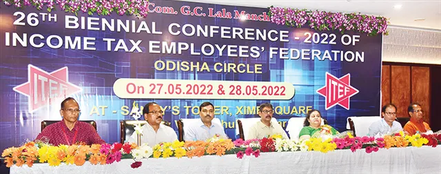 ଆୟକର କର୍ମଚାରୀ ମହାସଂଘର ଦ୍ବିବାର୍ଷିକ ସମ୍ମିଳନୀ ଆରମ୍ଭ