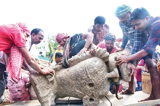 ଏଏସ୍‌ଆଇ କାର୍ଯ୍ୟାଳୟକୁ ସ୍ଥାନାନ୍ତର ହେଲା ସିଂହମୂର୍ତ୍ତି