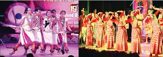 ଜାତୀୟ ଜନଜାତି ନୃତ୍ୟ ମହୋତ୍ସବ ଉଦ୍‌ଘାଟିତ: ବିମୁଗ୍ଧ କଲା ବିହୁ, ବିର୍‌ଲି