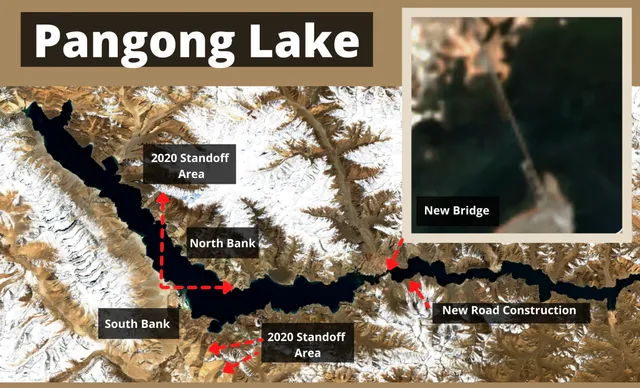 ପାଙ୍ଗଙ୍ଗ୍‌ରେ ଚୀନ୍‌ର ଆଉ ଏକ ବ୍ରିଜ୍‌ ନିର୍ମାଣ, ଯାଞ୍ଚ କରିବ ଭାରତ