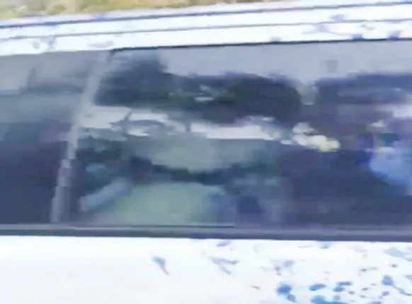 ବିଜେପି ନେତା ସମ୍ବିତଙ୍କ ଗାଡ଼ିକୁ  କାଳିମାଡ଼