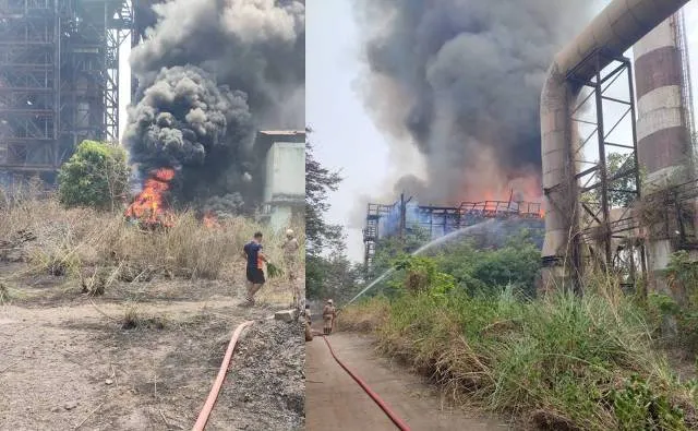 ବିନ୍ଦଲ ସ୍ପଞ୍ଜ ଆଇରନ ଫାକ୍ଟ୍ରିରେ ଅଗ୍ନିକାଣ୍ଡ