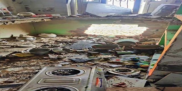 ଗ୍ୟାସ ଟାଙ୍କି ଫାଟି ଘର ଭାଙ୍ଗିଲା