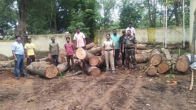 ହରିଡ଼ାଗୋଠରେ ବହୁ ଶାଳଗଣ୍ଡି ଜବତ