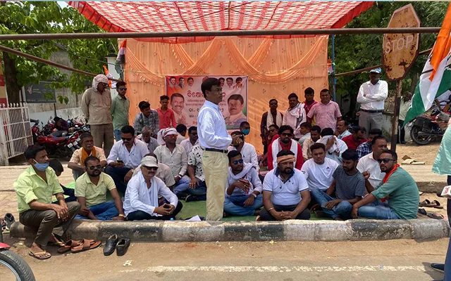 ନୂଆପଡ଼ାରେ କଂଗ୍ରେସର ବିକ୍ଷୋଭ