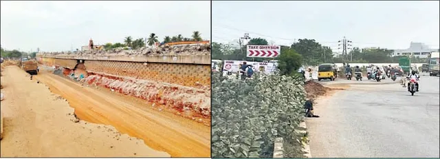 ନଳା ଖୋଳୁ ଖୋଳୁ ଭୁଶୁଡ଼ିଲା ଜାତୀୟ ରାଜପଥ