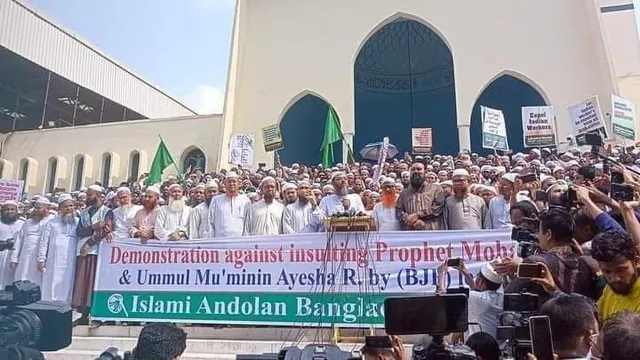 ପ୍ରଫେଟ୍ ବୟାନ ବିବାଦ ଯୋଗୁଁ ଚାପରେ ବାଂଲାଦେଶ ସରକାର