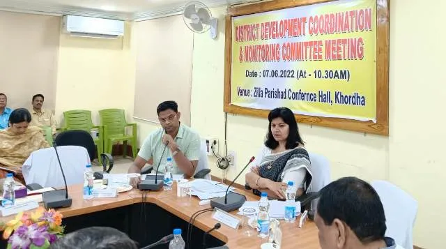 ଜିଲ୍ଲା ଉନ୍ନୟନ ଓ ସମନ୍ୱୟ କମିଟି ବୈଠକ: ୨୦୨୨-୨୩ ଆର୍ଥିକ ବର୍ଷରେ ମନରେଗାରେ ୨୫ଲକ୍ଷ କର୍ମଦିବସ ଓ ୮୧ଟି ଅମୃତ ସରୋବର