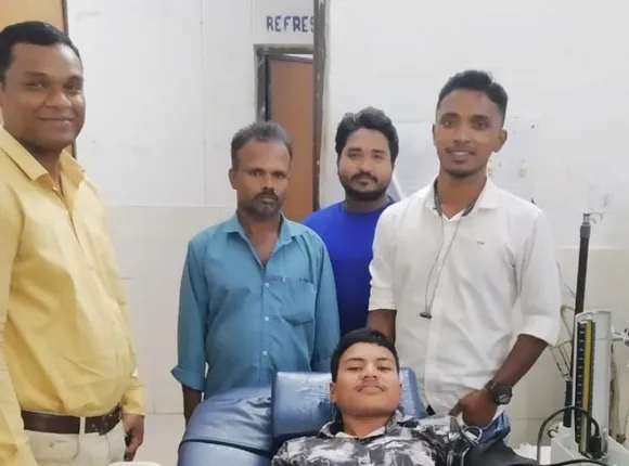 ବିରଳ ରକ୍ତଦାନ କରି ଚର୍ଚ୍ଚାରେ ରିଙ୍କୁ ସମରଥ