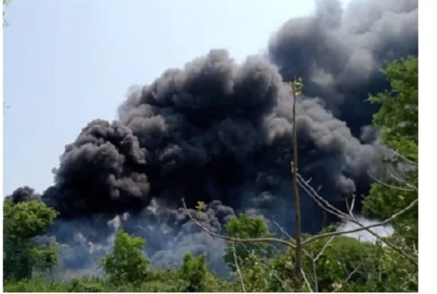 ଡୁଙ୍ଗୁରିପାଲିରେ ଭୟାବହ ଅଗ୍ନିକାଣ୍ଡ: ଲକ୍ଷାଧିକ ଟଙ୍କାର ପାଇପ ପୋଡ଼ି ପାଉଁଶ