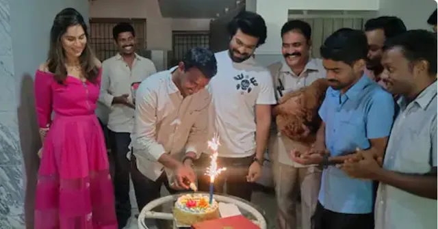 କେକ କାଟି ଡ୍ରାଇଭରଙ୍କ ଜନ୍ମଦିନ ପାଳନ କଲେ ରାମଚରଣ