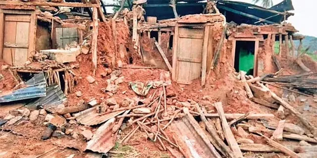 ହରିଡ଼ାପାଟୁ: ଏବେ ବି ତାଜା ‘ତିତ୍‌ଲି’ କ୍ଷତ