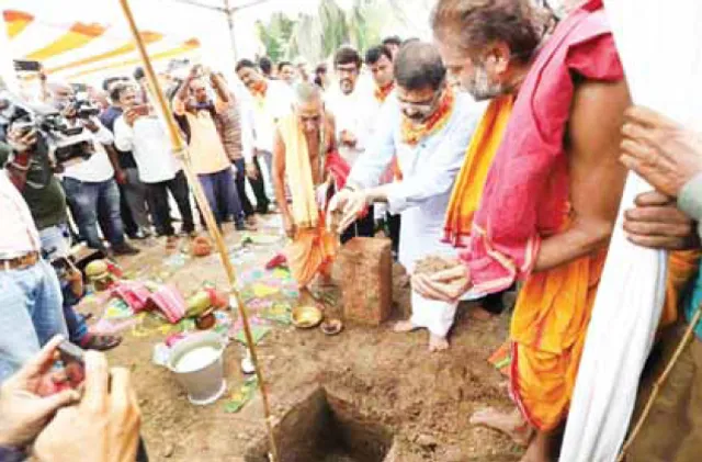 ଦକ୍ଷିଣକାଳୀଙ୍କ ପୀଠରେ ସୌନ୍ଦର୍ଯ୍ୟୀକରଣ ପ୍ରକଳ୍ପର ଶିଳାନ୍ୟାସ